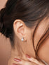 925 Sterling Silver Cubic Zirconia Solitaire Studds Earrings
