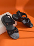 3K-905A Black Men's Sandals