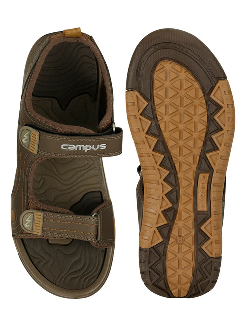 3K-908A Brown Men's Sandals