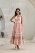 Printed Pure Cotton Fit & Flare Maxi Ethnic Dress