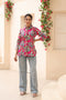 Women Animal Print Pure Cotton Top