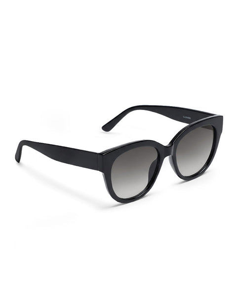 Women Black Toned Grey UV Protected Lens Cat Eye Sunglasses
