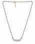18kt Gold Plated CZ Studded Floral Mangalsutra