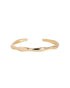 18kt Gold Plated Fluid Open Cuff Bangle