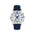 Carlton London Men Windsor Silver Analog Watch CL-WD-BLU