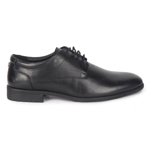 Men's Polished Cognac Leather Derby Dress Shoes