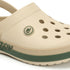 Men Perforated Two Tone Slip On Clogs