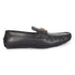 Men's Premium Leather Slip-On Loafers with Metal Buckle