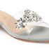 Women Embellished Block Heels Transparent Sandals