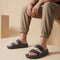 Men's Dual Strap Lightweight Comfort Slide Sandal