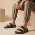 Men's Dual Strap Lightweight Comfort Slide Sandal