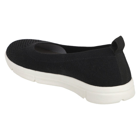 Women's FlyKnit Comfort Slip-On Ballet Flats
