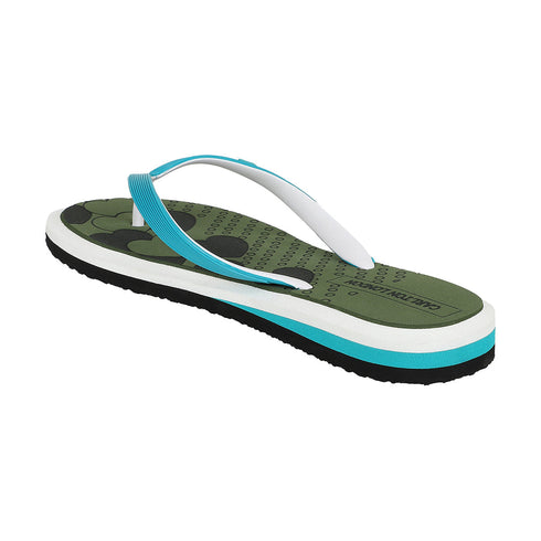 Women's Daily Wear Printed Thong Flip Flops