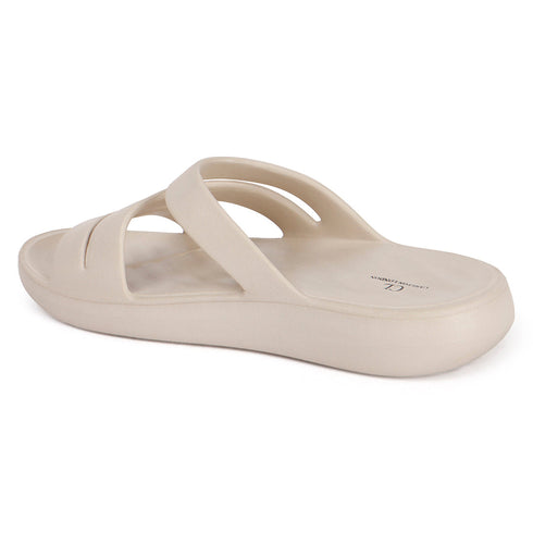 Women's Three-Strap Platform Comfort Slides