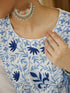 Mehnaz in Falak Kashmiri Long Kurta - White