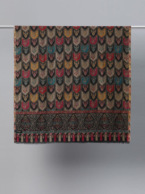 Women's Zari Kani Wool Shawl