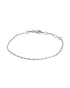 925 Sterling Silver Rhodium Plated Wraparound Bracelet