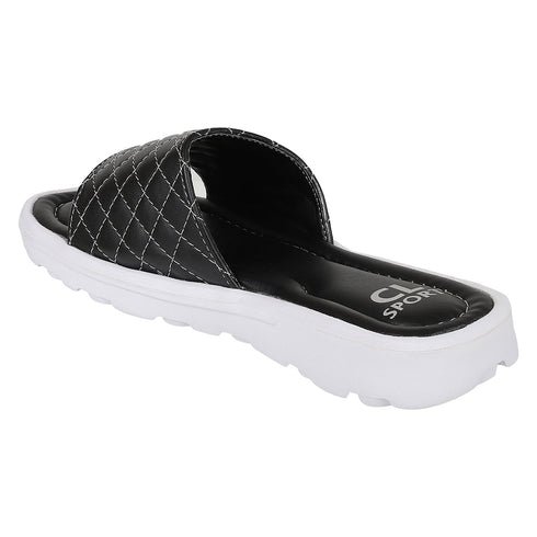 Women's Quilted Comfort Slide Sandals