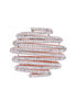 Rose Gold White AD studded handcrafted designer Ear Ring