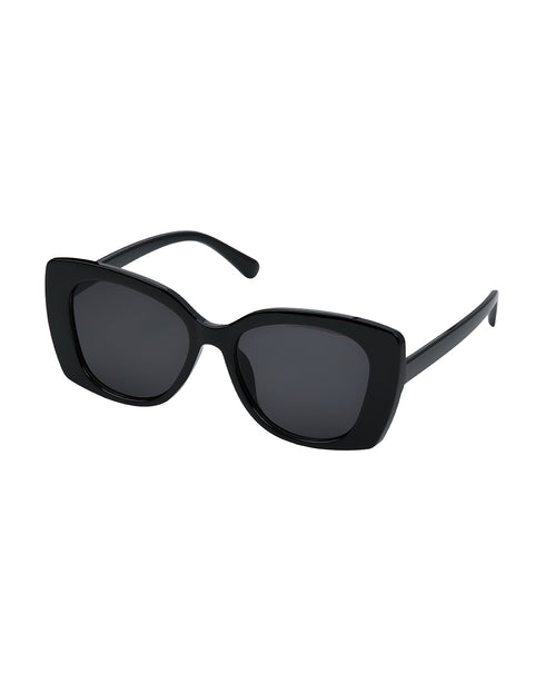 Women Black Toned UV Protected Black Lens Oversized Sunglasses