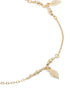 18kt Gold Plated Leaf Charm Anklet