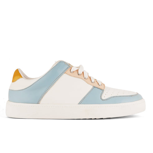 Women's Colorblock Lace-Up Casual Sneakers