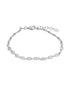925 Sterling Silver Rhodium Plated Wraparound Bracelet