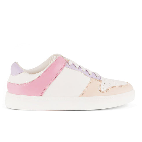 Women's Colorblock Lace-Up Casual Sneakers