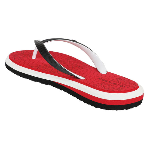 Women's Daily Wear Printed Thong Flip Flops