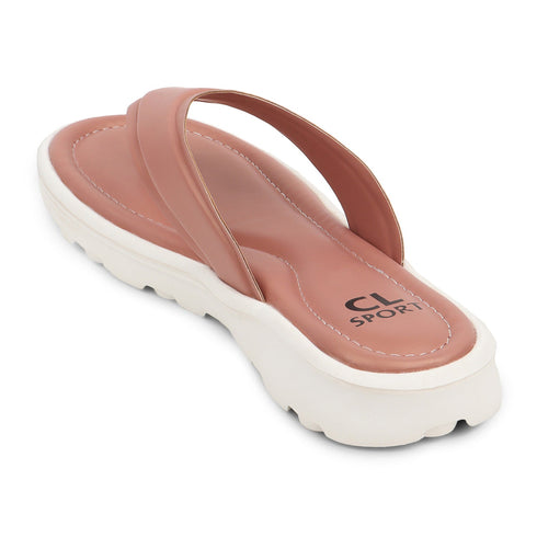 Women's Solid Color Comfort Thong Flip-Flops