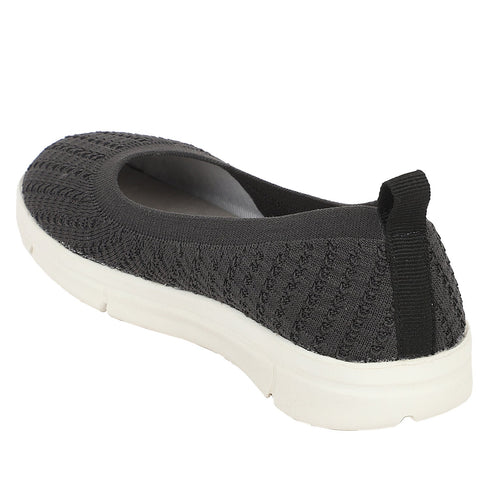 Women's FlyKnit Comfort Slip-On Ballet Flats