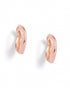18kt Rose Gold Plated Bold Hoop Earring