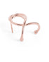 18kt Rose Gold Plated Crossover Cuff Earring