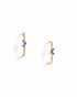 18kt Gold Plated Sapphire Studded Buttefly Ear Lobe Earring