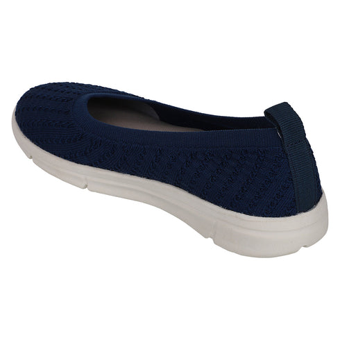 Women's FlyKnit Comfort Slip-On Ballet Flats