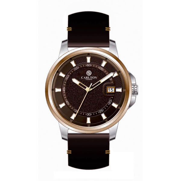 Duke Men Analog Brown Watch -CLLSGLDBR