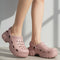 Women's Water-Friendly Slip-On Shoes with Adjustable Strap