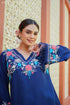 Kashmiri Aari Work Cotton Kurta – Royal Blue