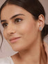 925 Sterling Silver Rhodium Plated CZ Studded Floral Studds Earrings