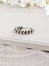 925 Sterling Silver Oxidised Hoop Bali Nose Ring