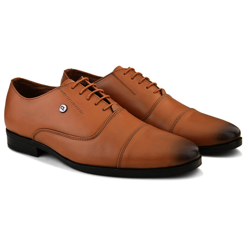 Men's Cap-Toe Lace-Up Dress Shoes