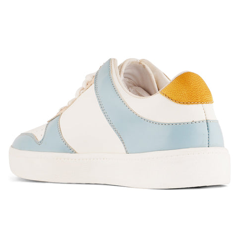 Women's Colorblock Lace-Up Casual Sneakers