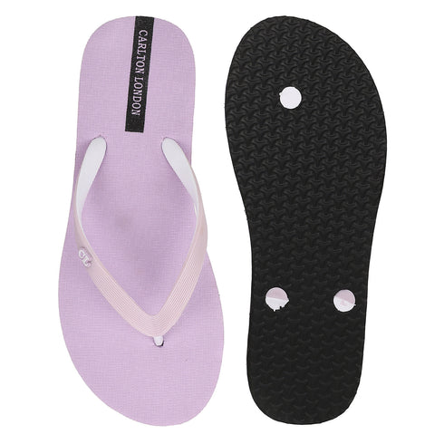 Women Striped Strap Thong Sandals