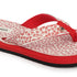 Women's Daily Wear Printed Thong Flip Flops