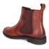 Men's Leather Chelsea Boots with Textured Side Panel