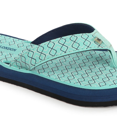 Women's Daily Wear Printed Thong Flip Flops