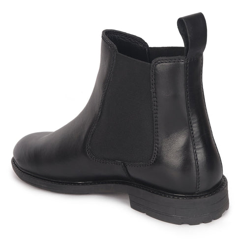 Men's Premium Leather Slip-On Chelsea Boots