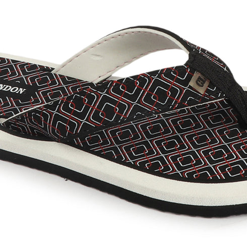 Women's Daily Wear Printed Thong Flip Flops