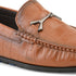 Men's Textured Driving Loafers with Buckle Detail