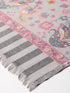 Women's Kani Wool Stole With Zari Border